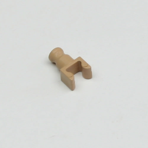 MICRO K'NEX Clip with Rod end Tan