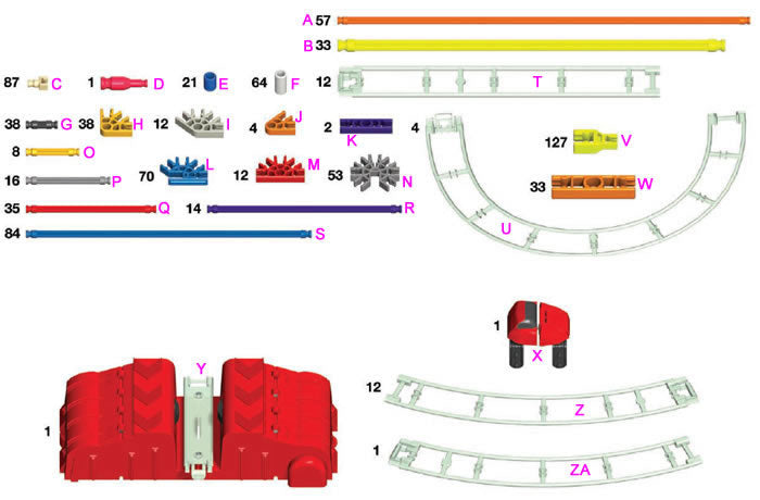 K'NEX Supernova Blast coaster