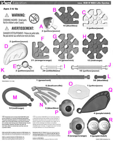 Set cycles biologiques Kid K'NEX