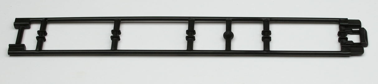 MICRO-K'NEX-Achterbahnschiene 203 mm gerade schwarz