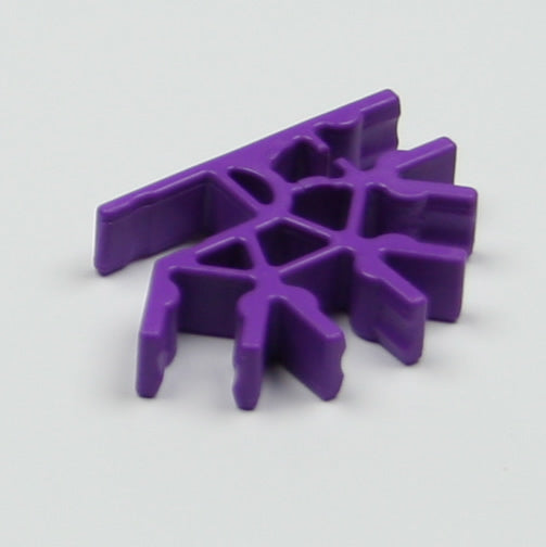 K'NEX Connector 4-way 3D Purple