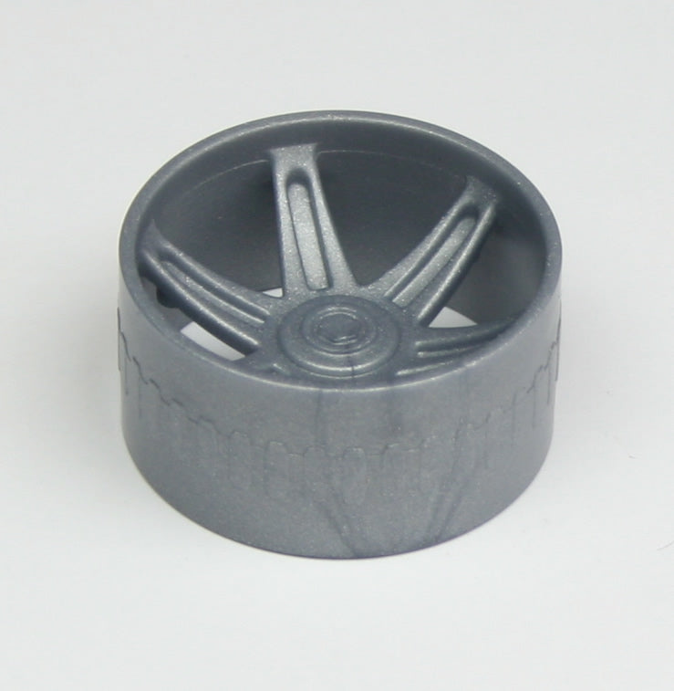 K'NEX Hub Racing wheel 37mm Grey (1.5in.)