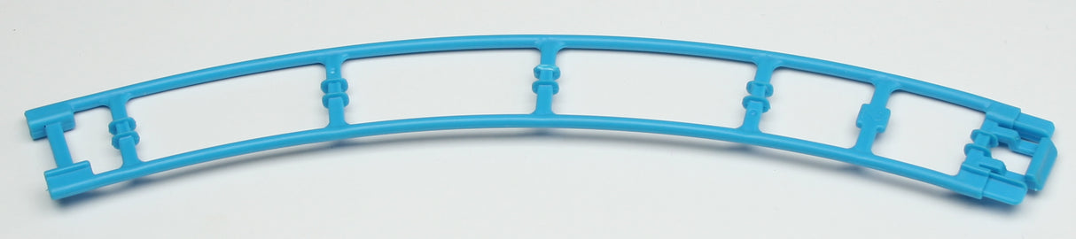 MICRO-K'NEX-Achterbahnschiene Kurve rechts mittelblau