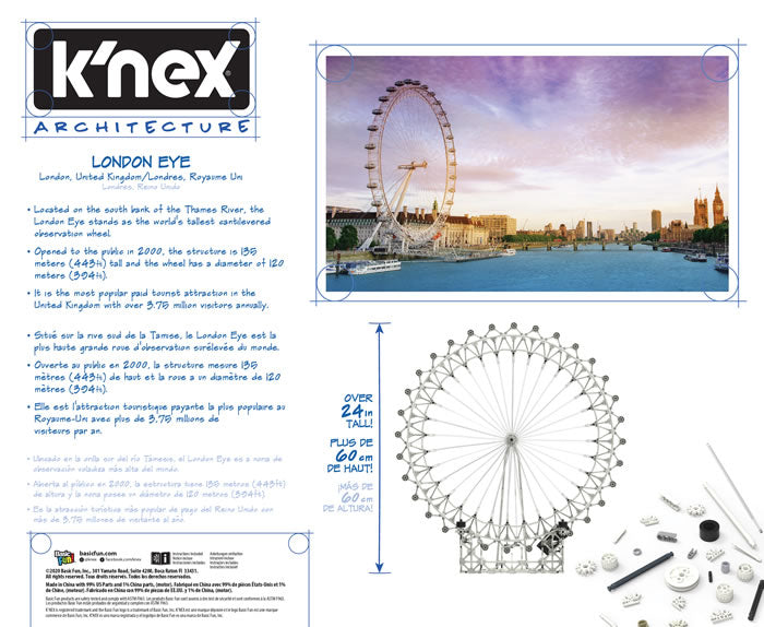 K'NEX Architecture - London Eye