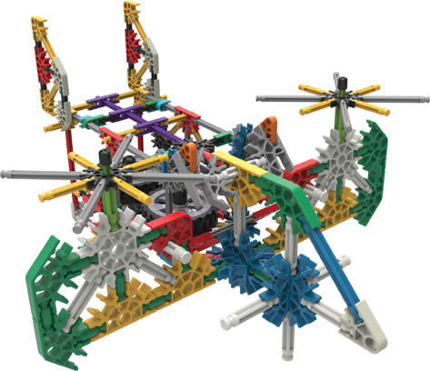 K'NEX Classics Creation Zone 417 pièces, 50 modèles