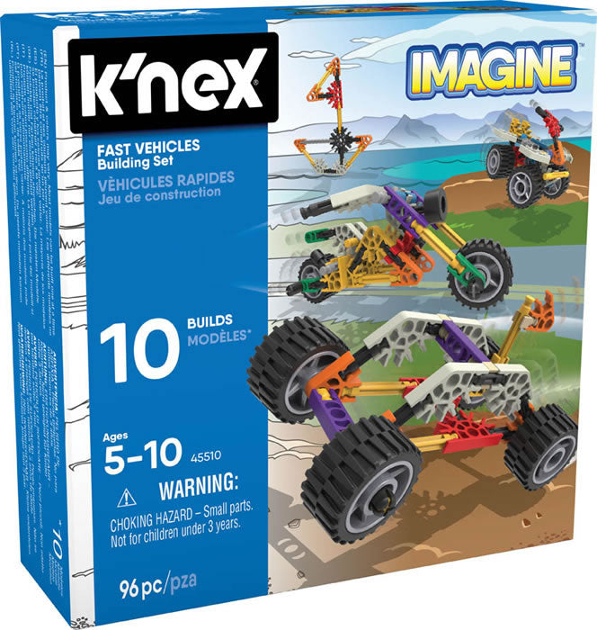 K'NEX Beginner Fun - Jeu de construction Véhicules rapides