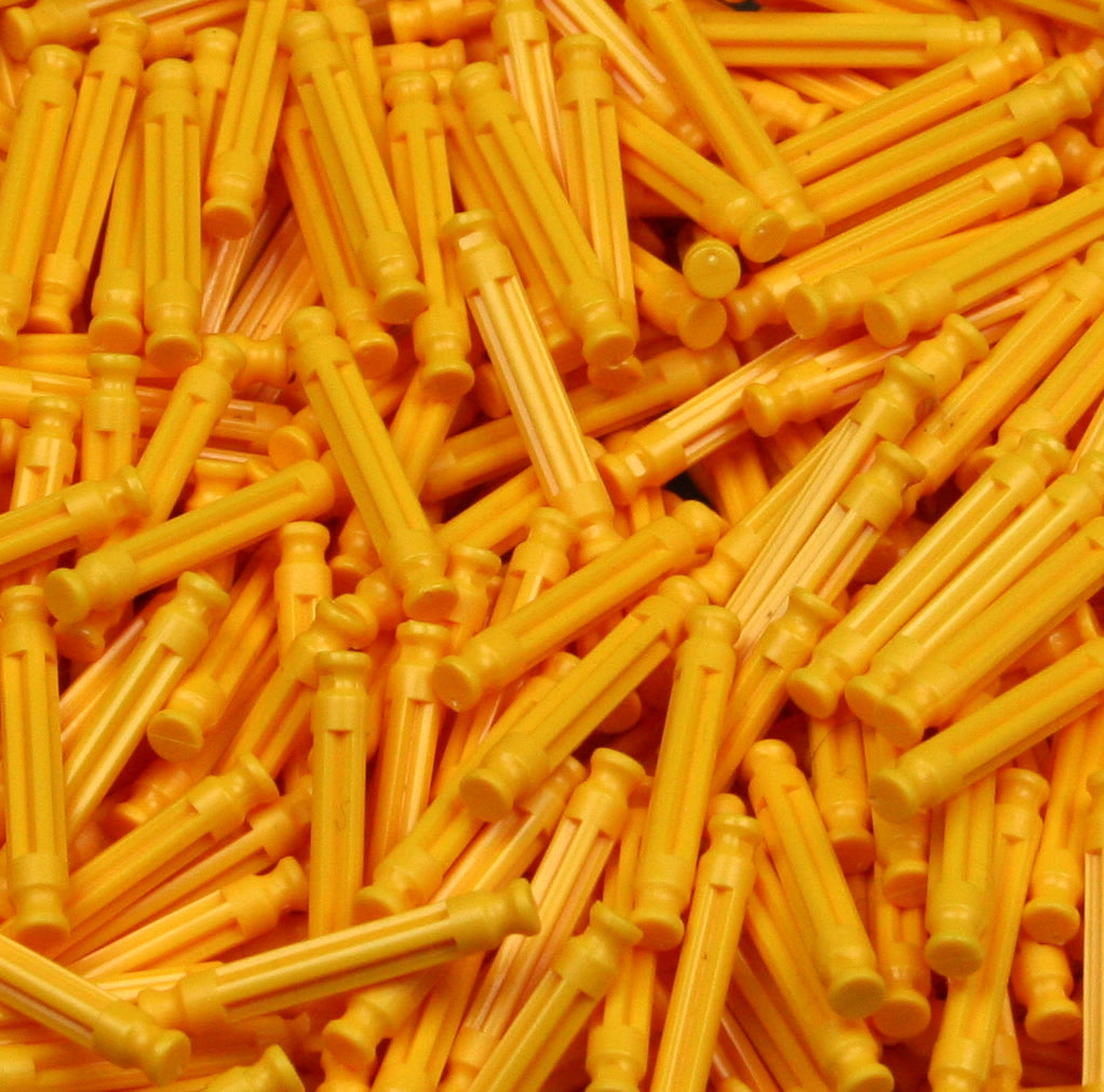 Pack 500 MICRO K'NEX Rod 25mm Yellow (1in.)