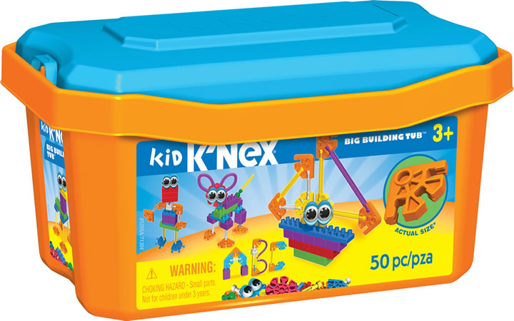 Kid K'NEX 16-model Big Building tub