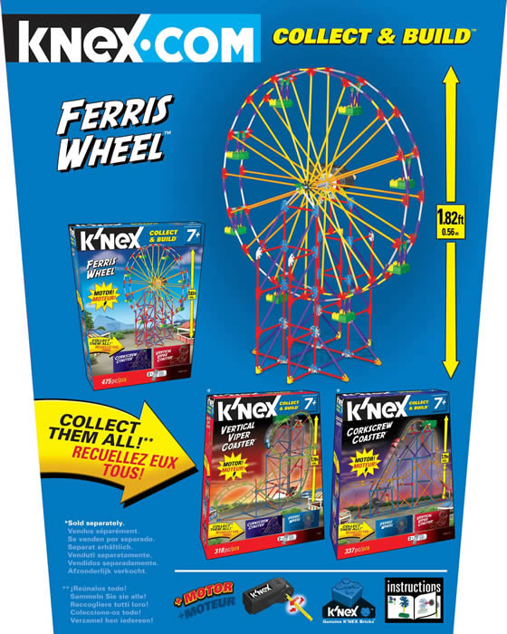 K'NEX Ferris Wheel 0.56m (UK code)