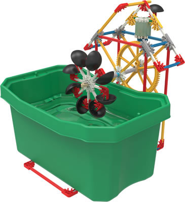 Set d'exploration de l'énergie éolienne et de l'eau K'NEX
