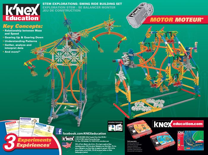 K'NEX STEM Explorations Swing ride set