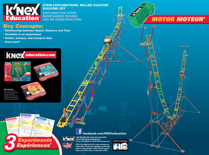 K'NEX STEM Explorations Roller coaster set