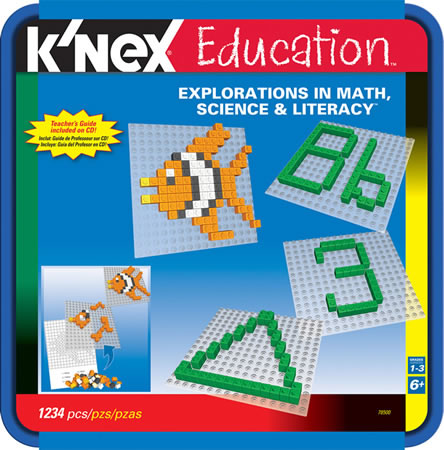 Set des mathématiques de la science et de l'alphabet KNEX