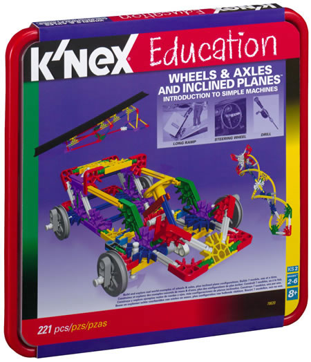 K'NEX Intro.to Simple Machines: Wheels & Axles set