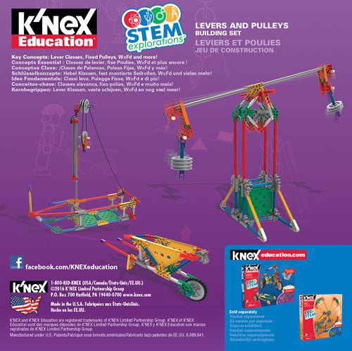 K'NEX STEM Explorations Levers and Pulleys building set