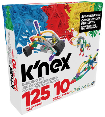 K'NEX Classics Débutant - Jeu de 125 pièces - 10 modèles
