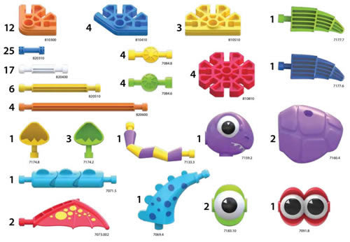 Coffret de construction Kid K'NEX Dino Dudes