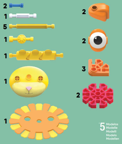 Coffret de construction Kid K'NEX Safari Mates