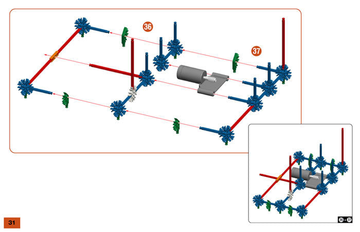 K'NEX Grandfather Clock building set