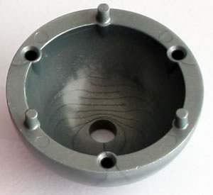 K'NEX Ball half Grey