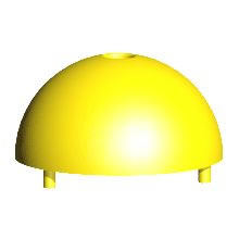 K'NEX Ball half Yellow