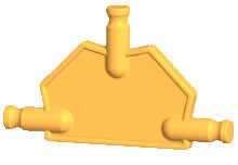 K'NEX Tri Panel mini Orange