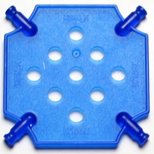 K'NEX Square Panel small Fluorescent blue