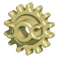 K'NEX Gear small Gold