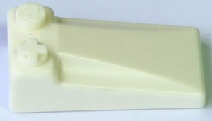 K'NEX Brick wedge White