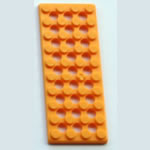 K'NEX Brick 4 x 10 flat Yellow