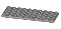 K'NEX Brick 4 x 10 flat Dark grey