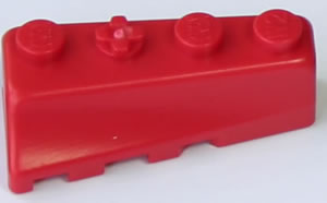 K'NEX Brick wedge right Red