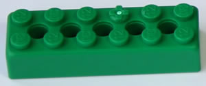 K'NEX Brick 2 x 6 Green