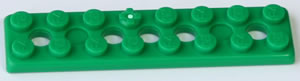 K'NEX Brick 2 x 8 Flat Green