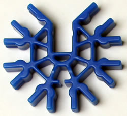 K'NEX Connector 7-way 3D Mid Blue