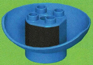 Kid K'NEX Head Lower Blue