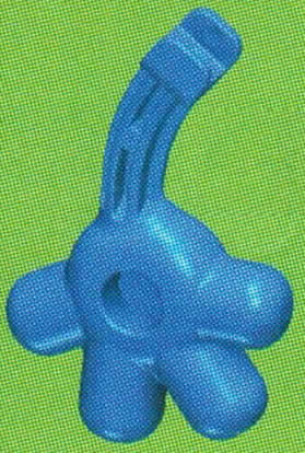 Kid K'NEX Arm (open hand) Blue