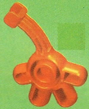 Kid K'NEX Arm (open hand) Orange