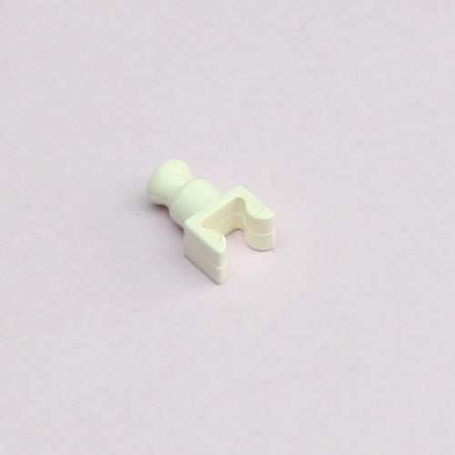 MICRO K'NEX Clip with Rod end White