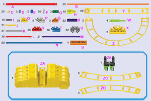 K'NEX Hyperspeed Hangtime coaster