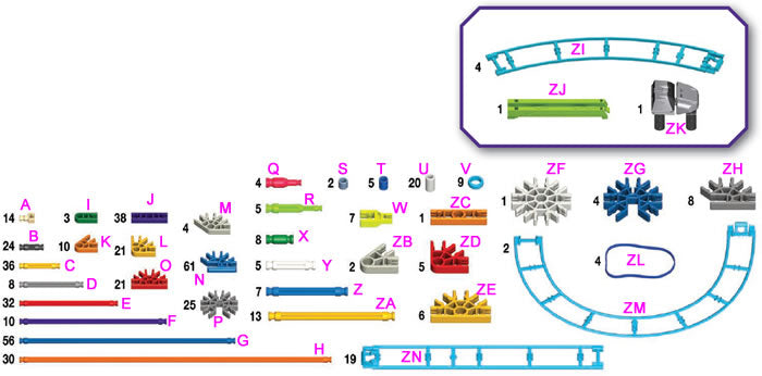 K'NEX Crossfire Chaos coaster