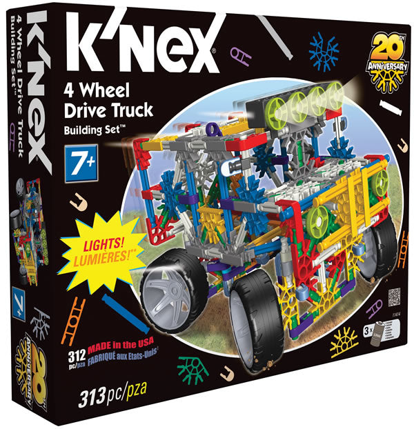 L BUILD 4点セット K'NEX 4-wheel drive Truck building set | knexusergroup