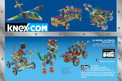 K'NEX 35-model building chest