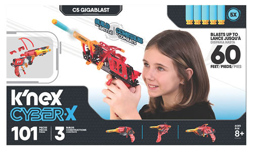シックスネスゲージ cbx K'NEX CYBER-X K5 Gigablast Building Set | knexusergroup