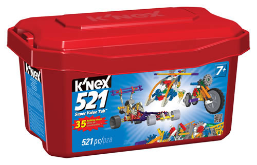 K'NEX Super value 521pc tub