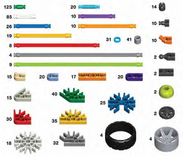 K'NEX Classic Constructions 70-model building set