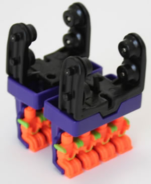 MICRO K'NEX Coaster Car Underhung Purple