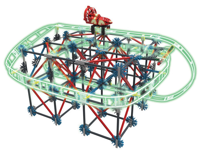 K'NEX Web Weaver roller coaster building set