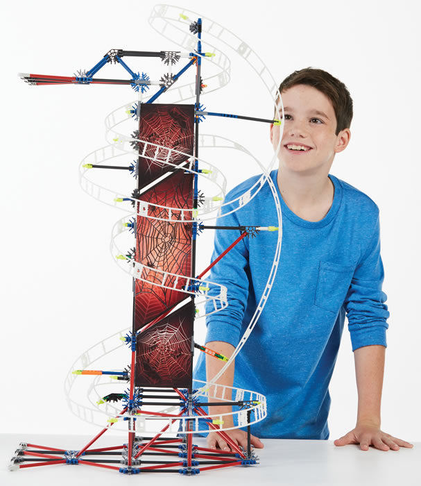 K'NEX Web Weaver roller coaster building set