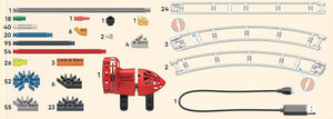 K'NEX Web Weaver roller coaster building set